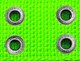 Bild von Nietengürtel mit Dornschließe Neon-Grün 105cm - 125cm von 2stoned