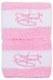 Bild von Schmale Schweißbänder 5cm in Weiss-Rosa von 2stoned