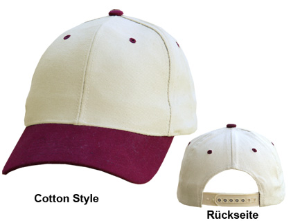 Bild von Basecap Blank in Beige-Bordeaux von 2stoned