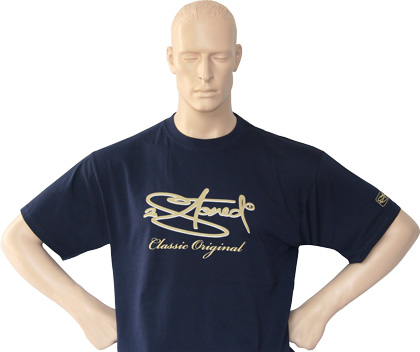 Bild von T-Shirt Vintage Style "Classic Logo"  in Navy von 2stoned