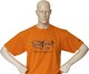 Bild von T-Shirt Vintage Style "Classic Logo"  in Orange von 2stoned