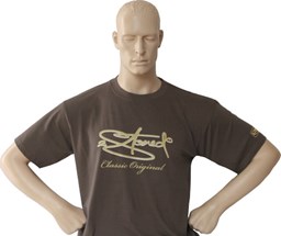 Bild von T-Shirt Vintage Style "Classic Logo"  in Braun von 2stoned