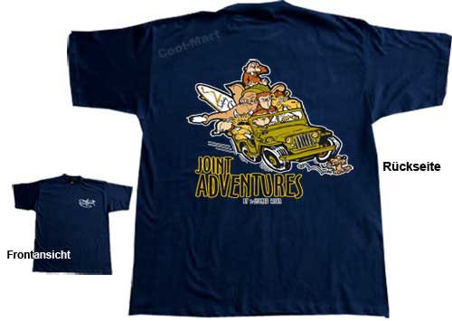 Bild von T-Shirt J.ADVENTURES in Navy Blau von 2stoned