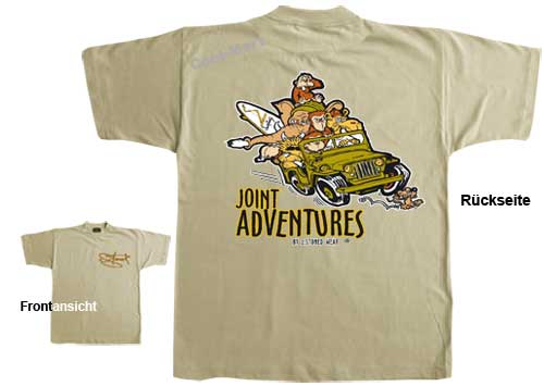 Bild von T-Shirt J.ADENTURES in Beige von 2stoned