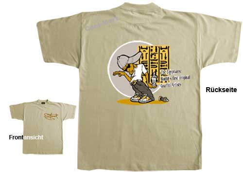 Bild von T-Shirt EGYPT TAGMASTER in Beige von 2stoned