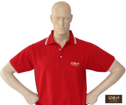 Bild von Polo Vintage in Rot mit "Classic Logo" von 2stoned