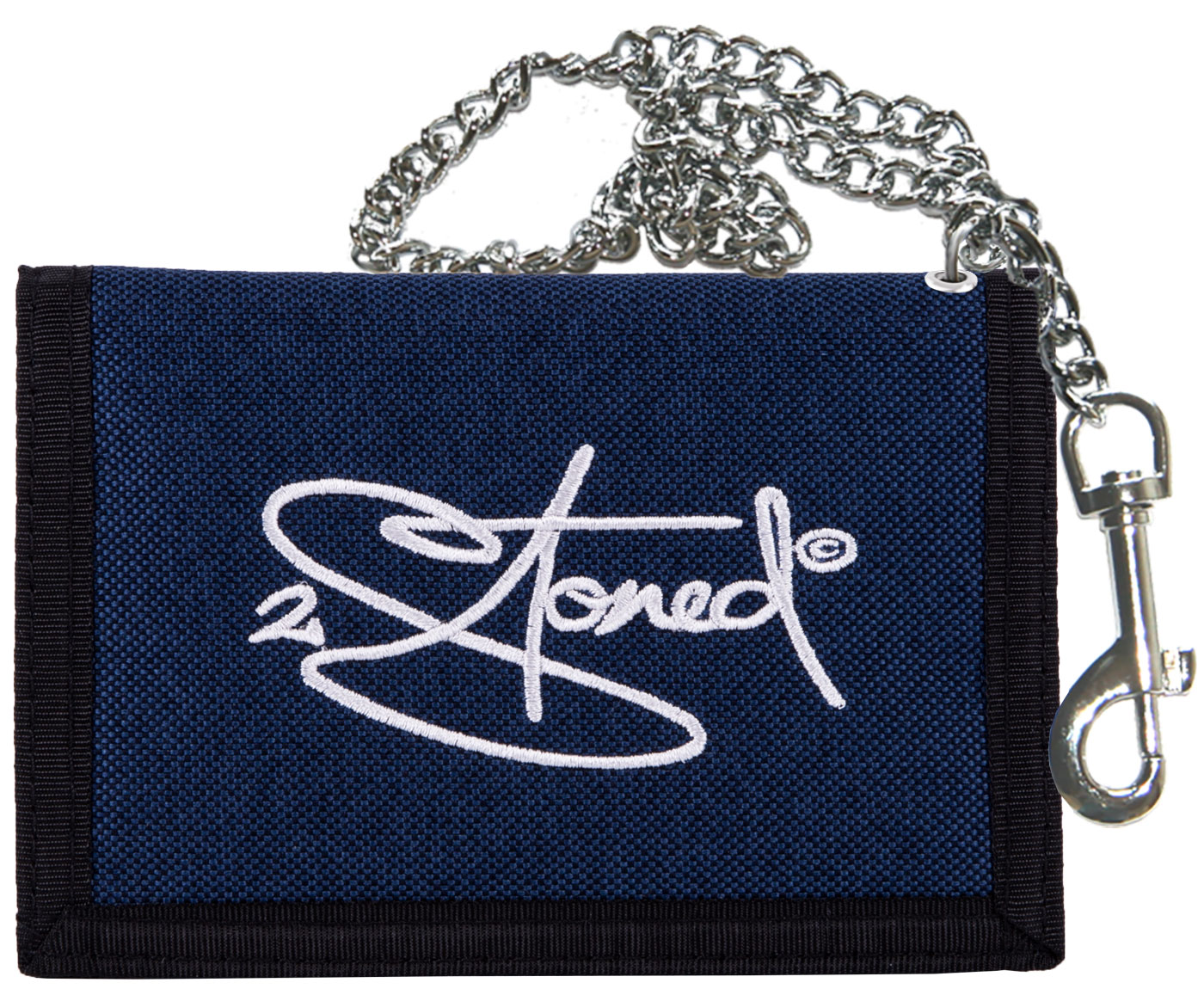 Bild von Geldbörse Ketten-Wallet CLASSIC LOGO in Navy Blau von 2stoned