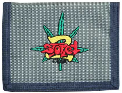 Bild von Geldbörse Classic Wallet LOGO LEAF in Grün-Melange von 2stoned