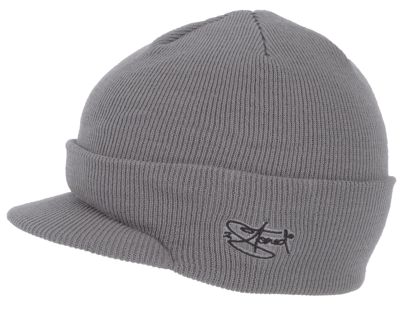 Bild von Original 2stoned Visor Beanie Cap Deluxe in Grau