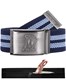 Bild von Tresorgürtel Geldgürtel Crown Matt in Navy-Hellblau von 2stoned