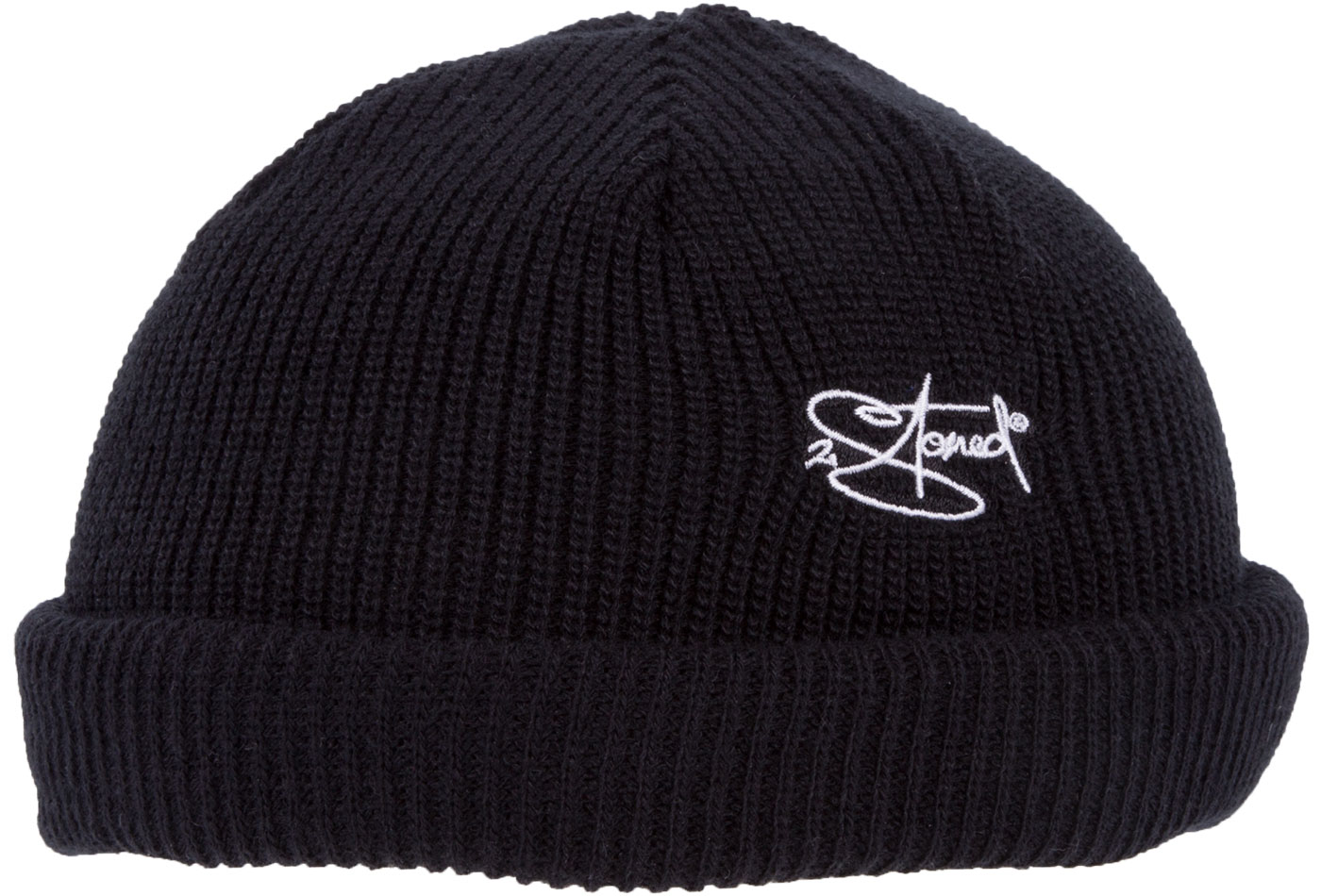 Bild von Original Docker Beanie CLASSIC LOGO in Schwarz von 2stoned