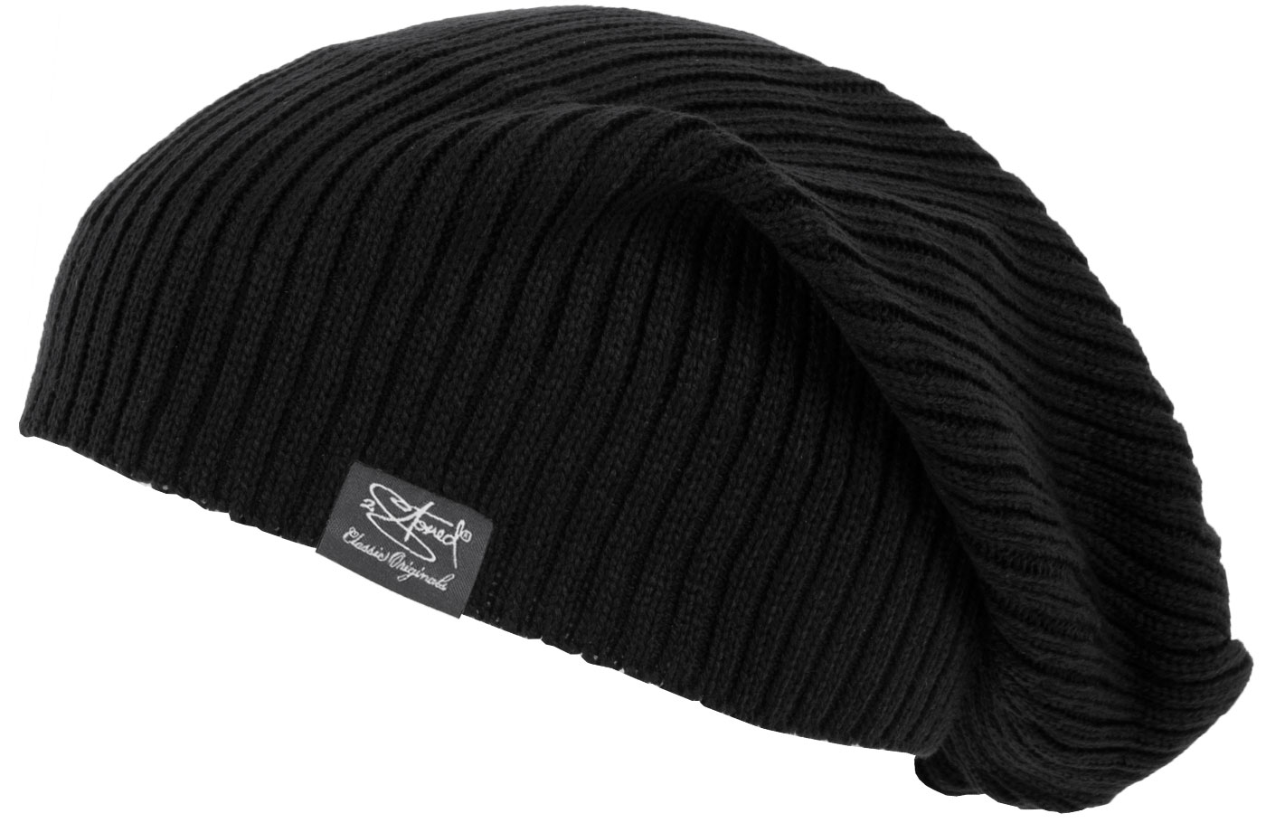 Bild von Original 2stoned Santa Monica Long Beanie in Schwarz