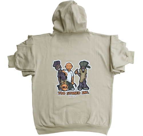 Bild von Kapuzen Sweatshirt Hood 2-STONED INC. in Beige von 2stoned