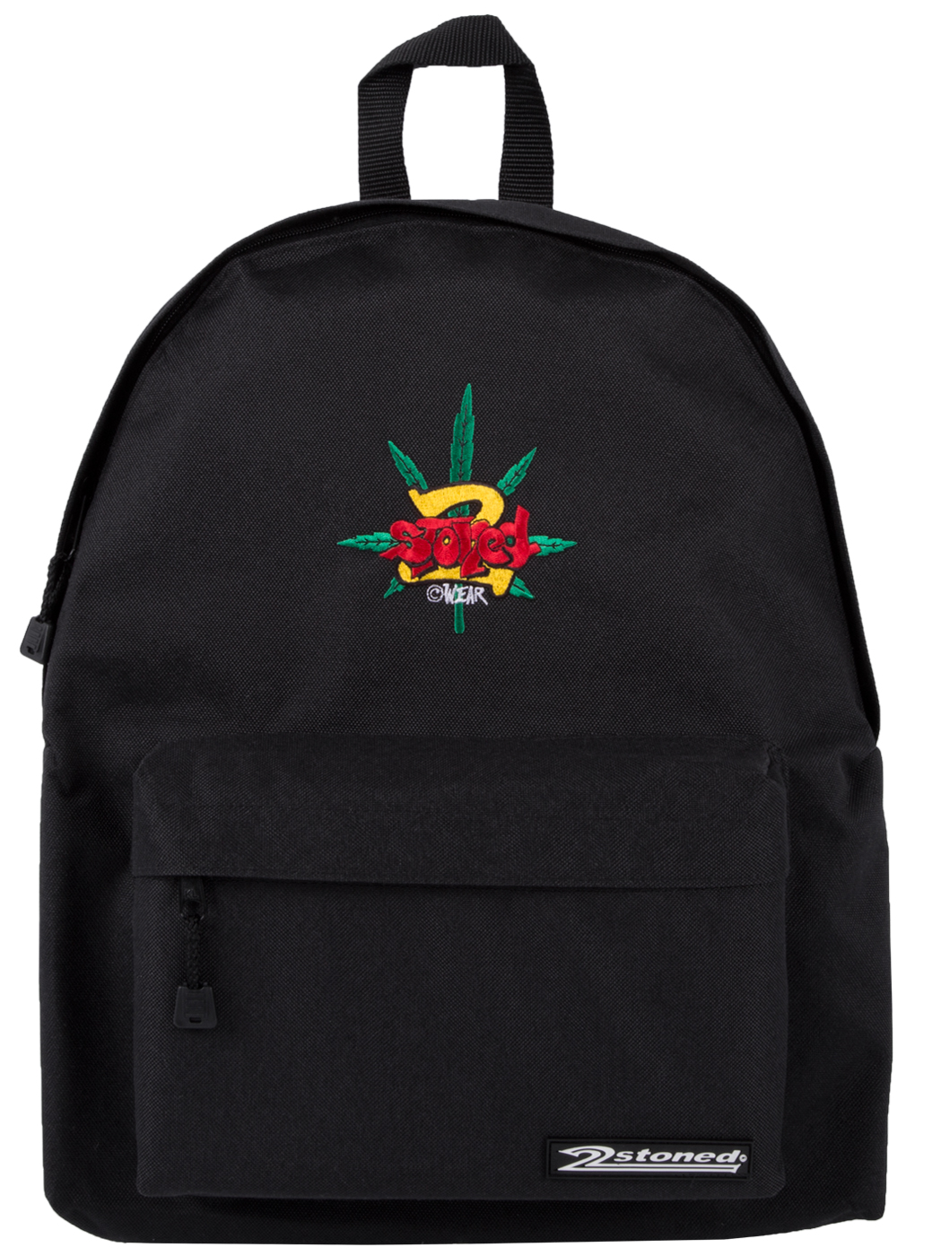 Bild von Rucksack Backpack LOGO LEAF in Schwarz von 2stoned