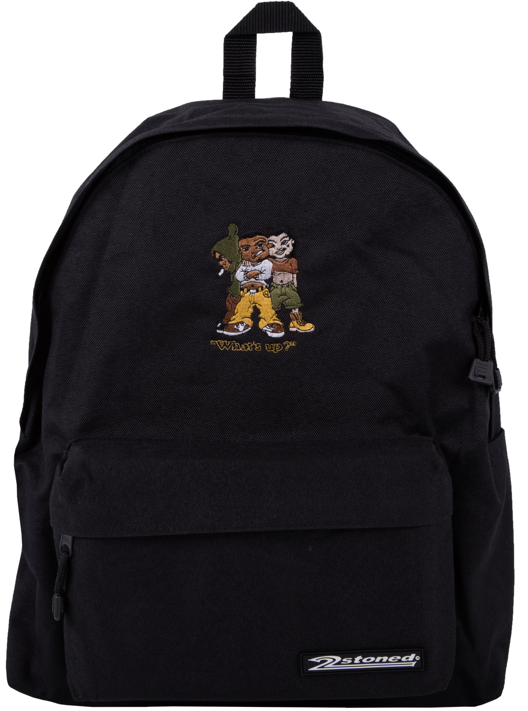 Bild von Rucksack Backpack WHAT´S UP in Schwarz von 2stoned