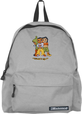 Bild von Rucksack Backpack WHAT´S UP in Silbergrau von 2stoned