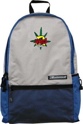 Bild von Rucksack Skate-Biker LOGO LEAF in Royal + Beige von 2stoned