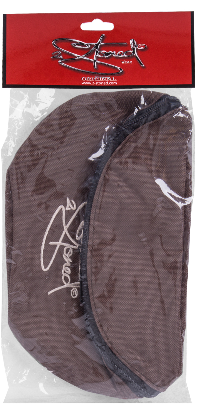 2Stoned Hüfttasche Bauchtasche Retro mit Stick Classic Logo in Braun für Erwachsene und Kinder 