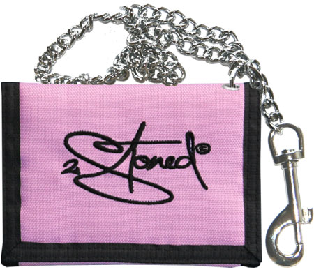 Bild von Geldbörse Ketten-Wallet CLASSIC LOGO in Rosa von 2stoned