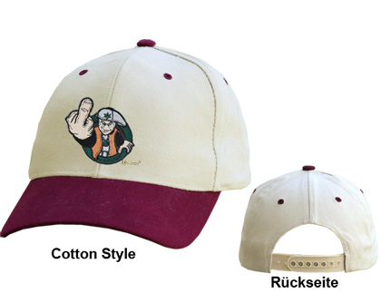 Bild von Baseballcap Logo FOR YOU in Beige-Bordeaux von 2stoned