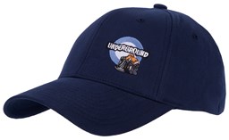 Bild von Baseball Cap Flexfit Fullcap UNDERGROUND in Navy Blau von 2stoned