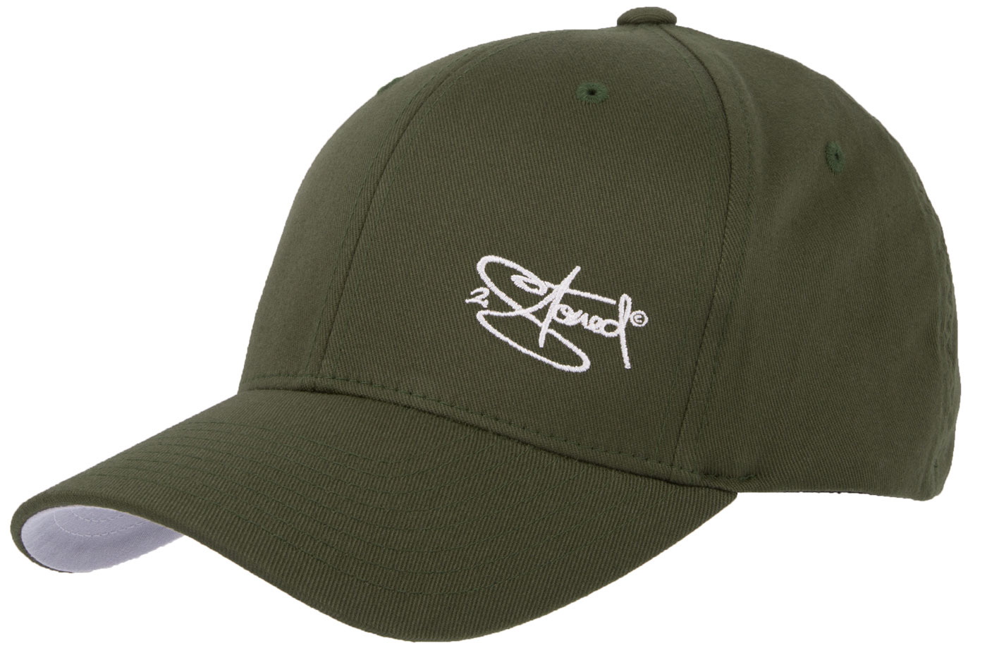 Bild von Baseball Cap Flexfit Fullcap CLASSIC LOGO in Olive von 2stoned