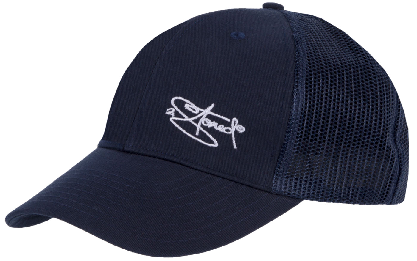 Bild von Retro Trucker Cap mit Stick Classic Logo in Dark Navy