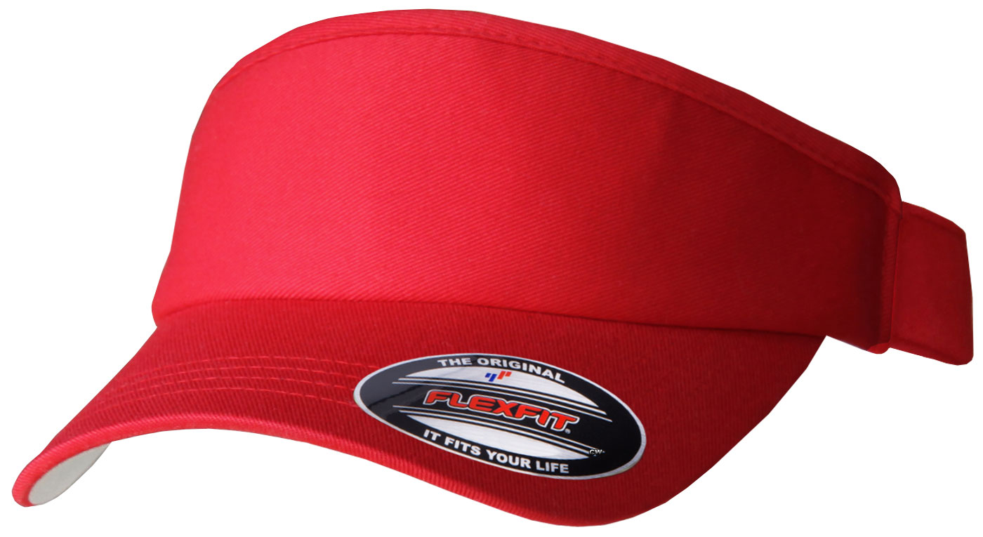 Bild von Original Flexfit Visorcap in Rot Einheitsgröße