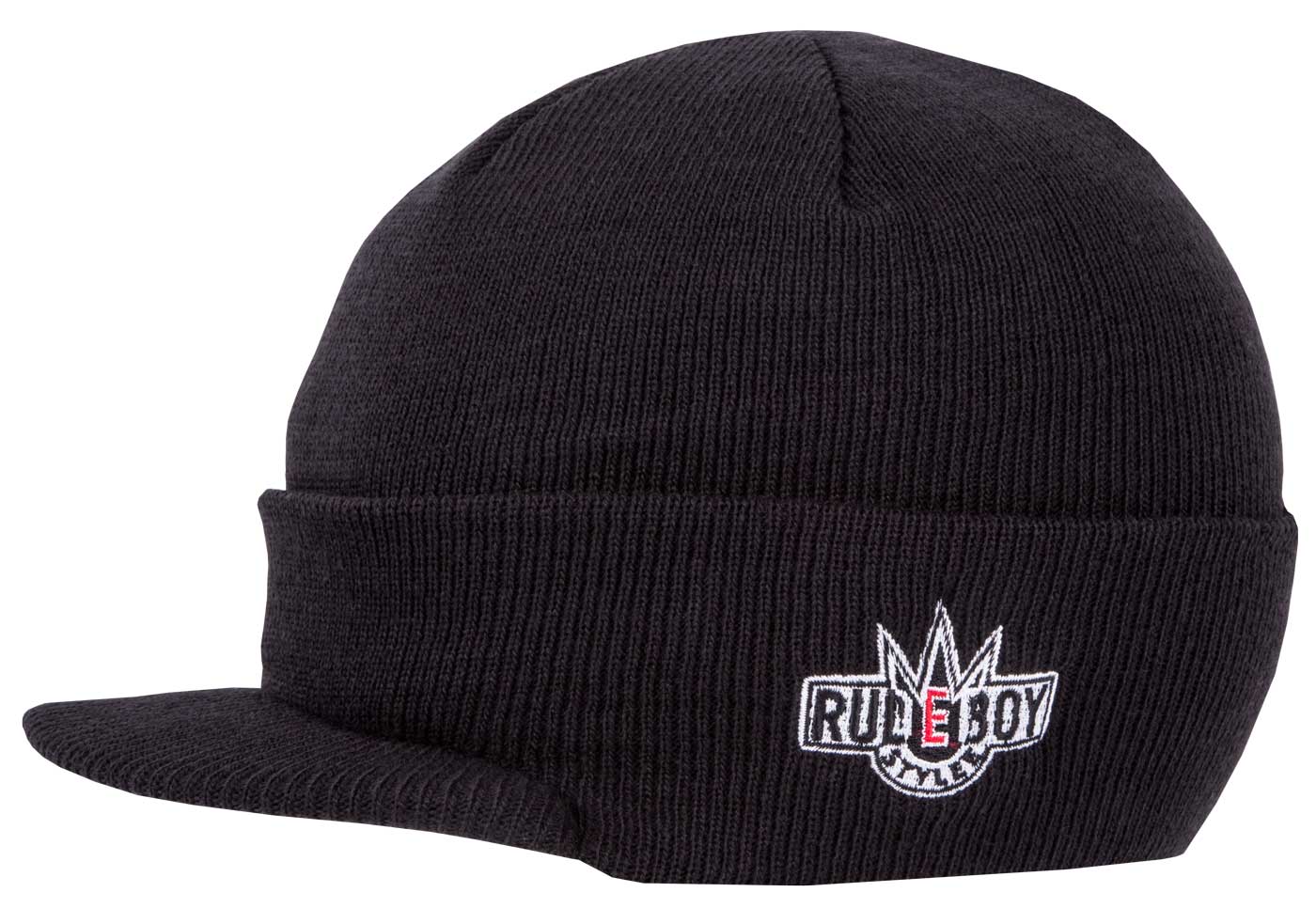 Bild von Original Rudeboy Visor Beanie Cap Deluxe in Schwarz