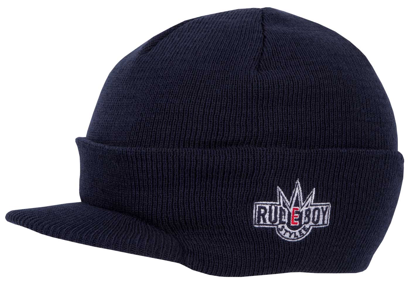 Bild von Original Rudeboy Visor Beanie Cap Deluxe in Dark Navy Kindergröße