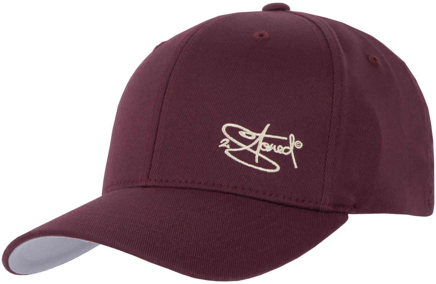 Bild von Baseball Cap Flexfit Fullcap CLASSIC LOGO in Maroon von 2stoned