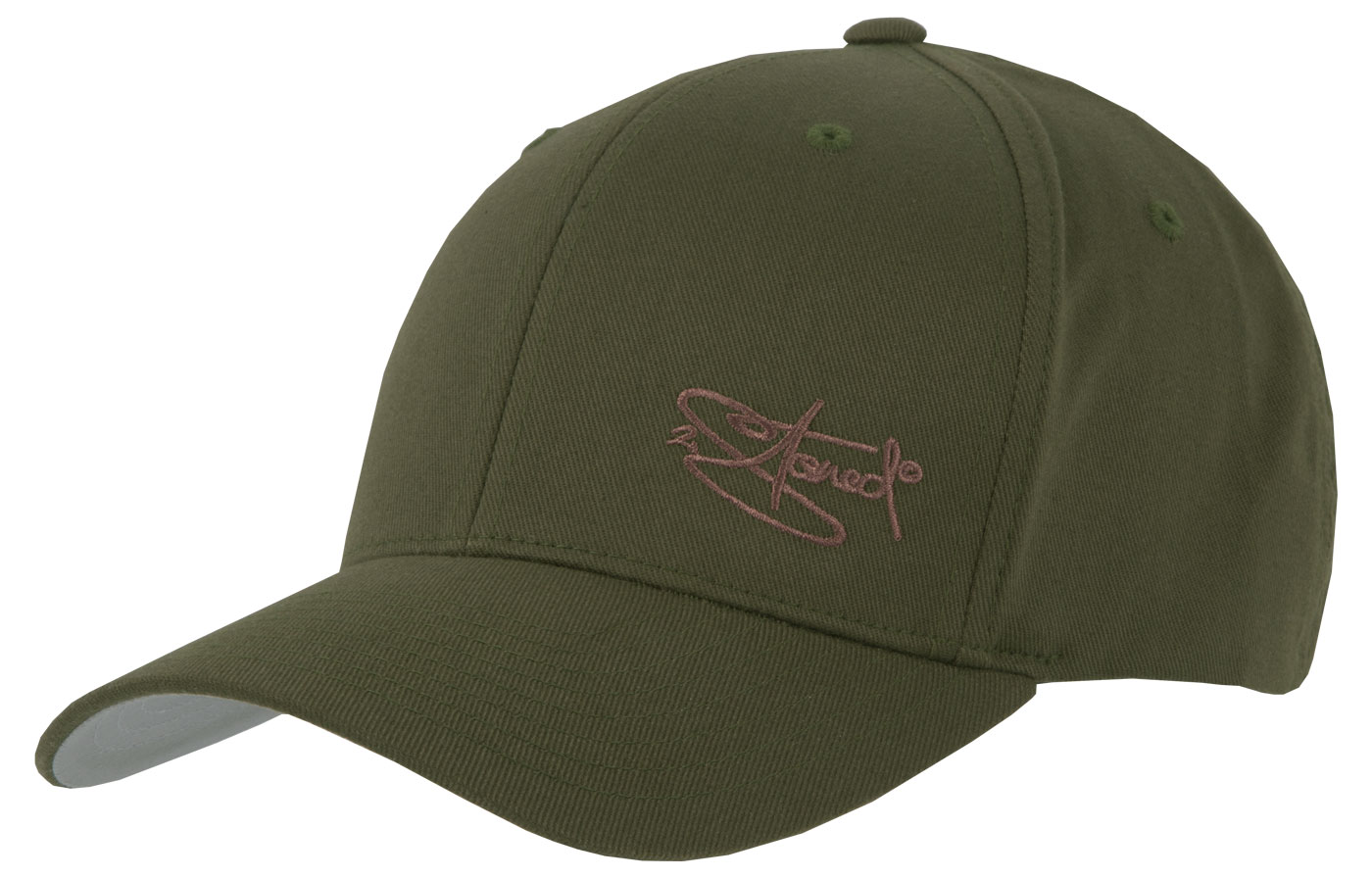 Bild von Baseball Cap Flexfit Fullcap Ton-in-Ton CLASSIC LOGO in Olive von 2stoned