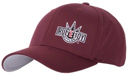 Bild von Baseball Cap Flexfit Fullcap in Maroon von Rudeboy Stylee