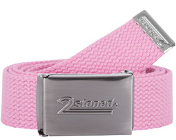 Zeige Details für Schmaler Stoffgürtel Speed Logo Matt in Rosa von 2stoned Bild von Schmaler Stoffgürtel Speed Logo Matt in Rosa von 2stoned