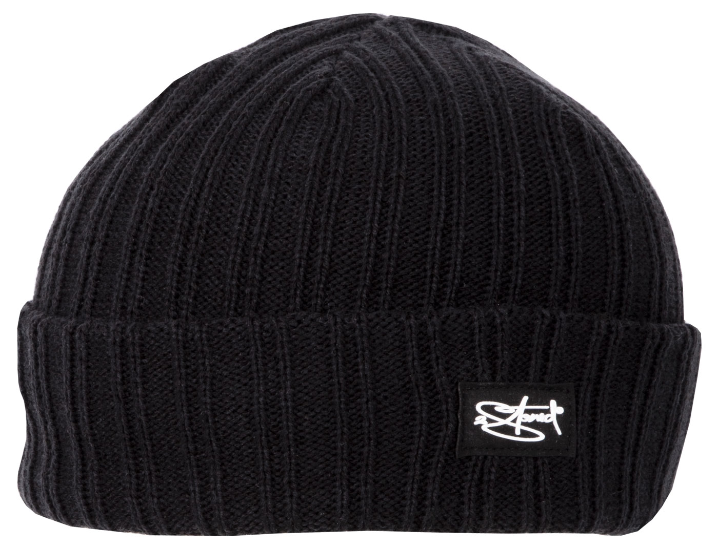 Bild von Original 2stoned Rib Beanie Cap Deluxe in Schwarz