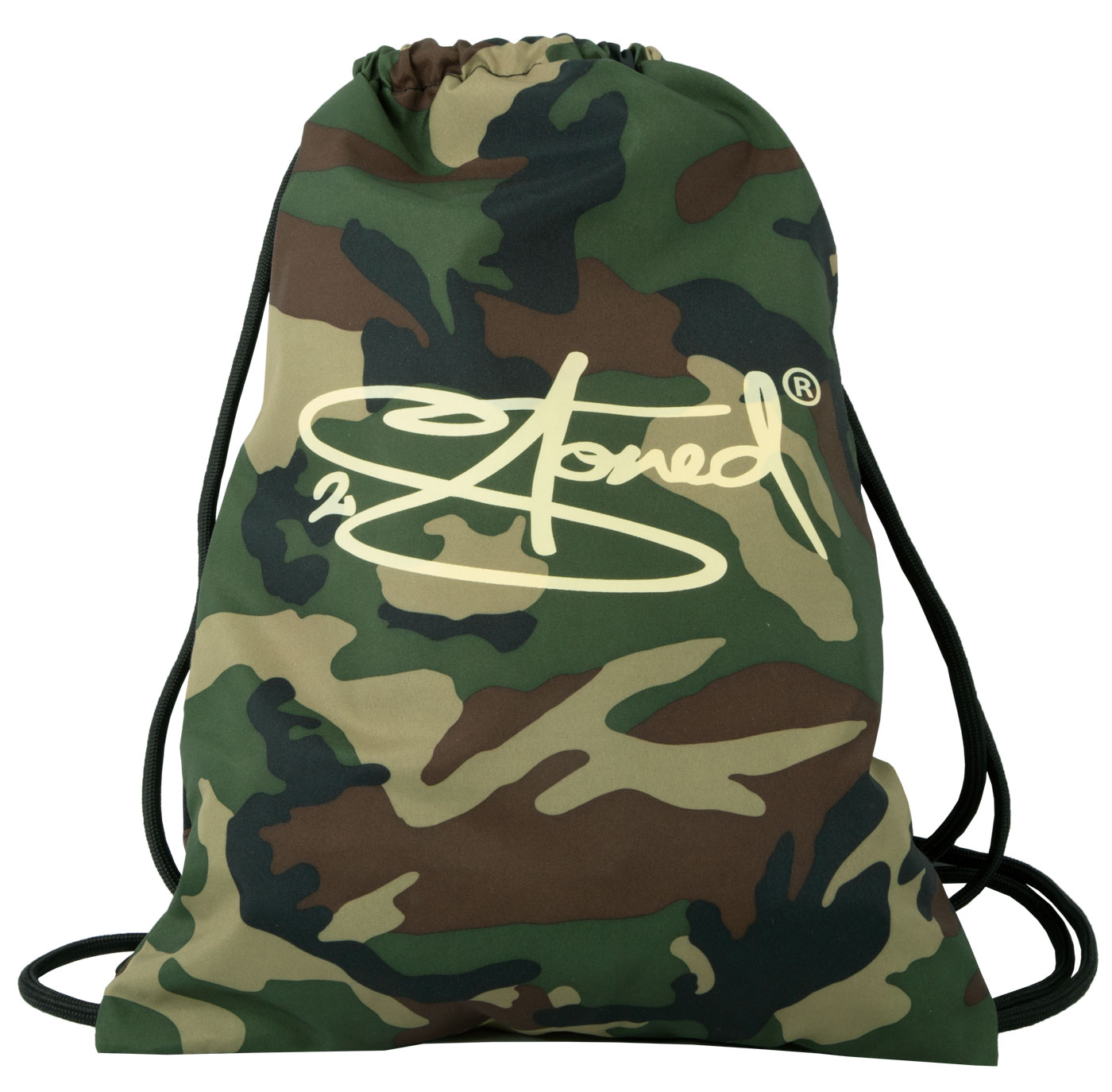 Bild von Turnbeutel Rucksack CLASSIC LOGO in Camouflage von 2stoned