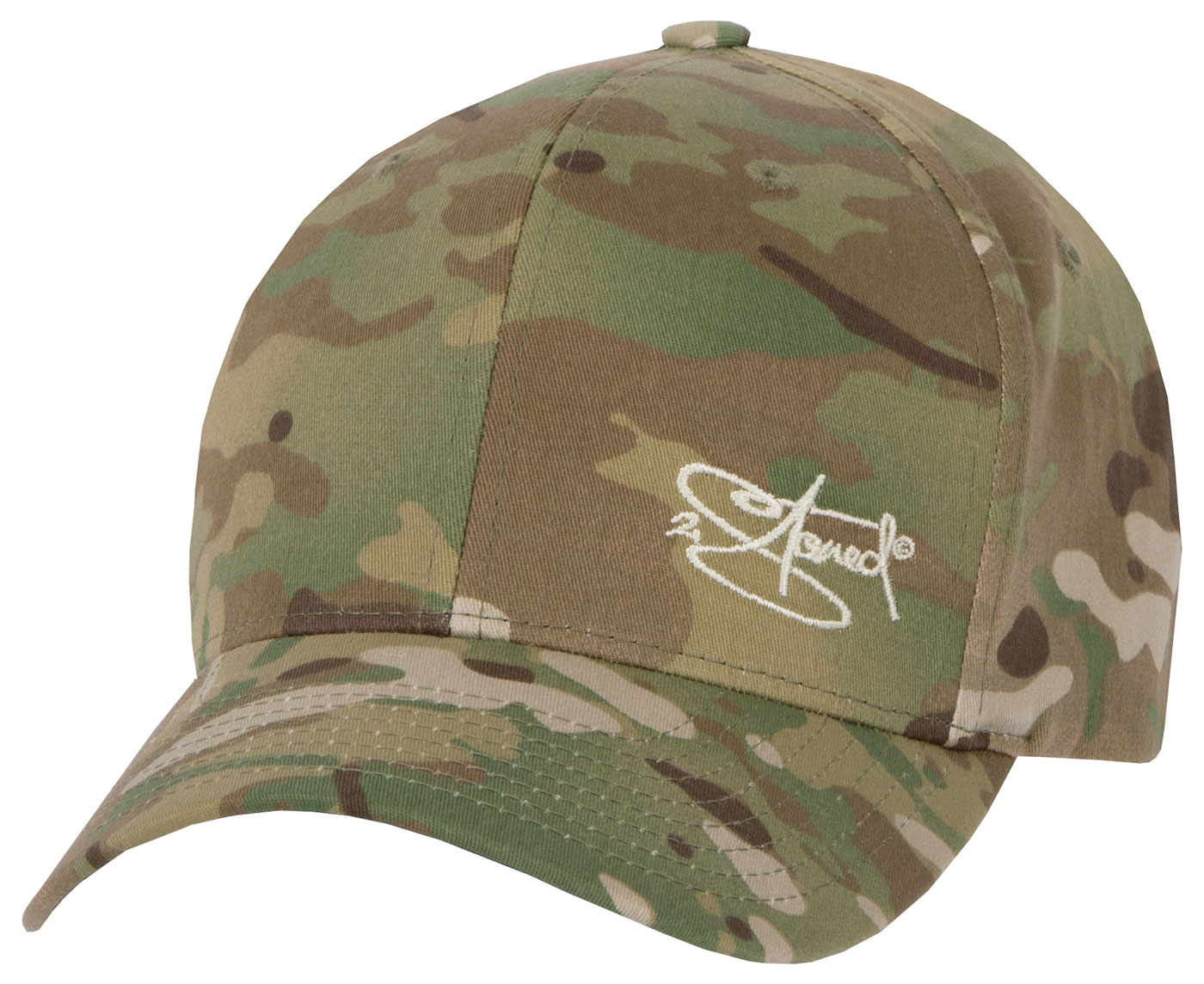 Bild von Baseball Cap 2Stoned Flexfit Multicam Olive Camo mit CLASSIC LOGO von 2Stoned