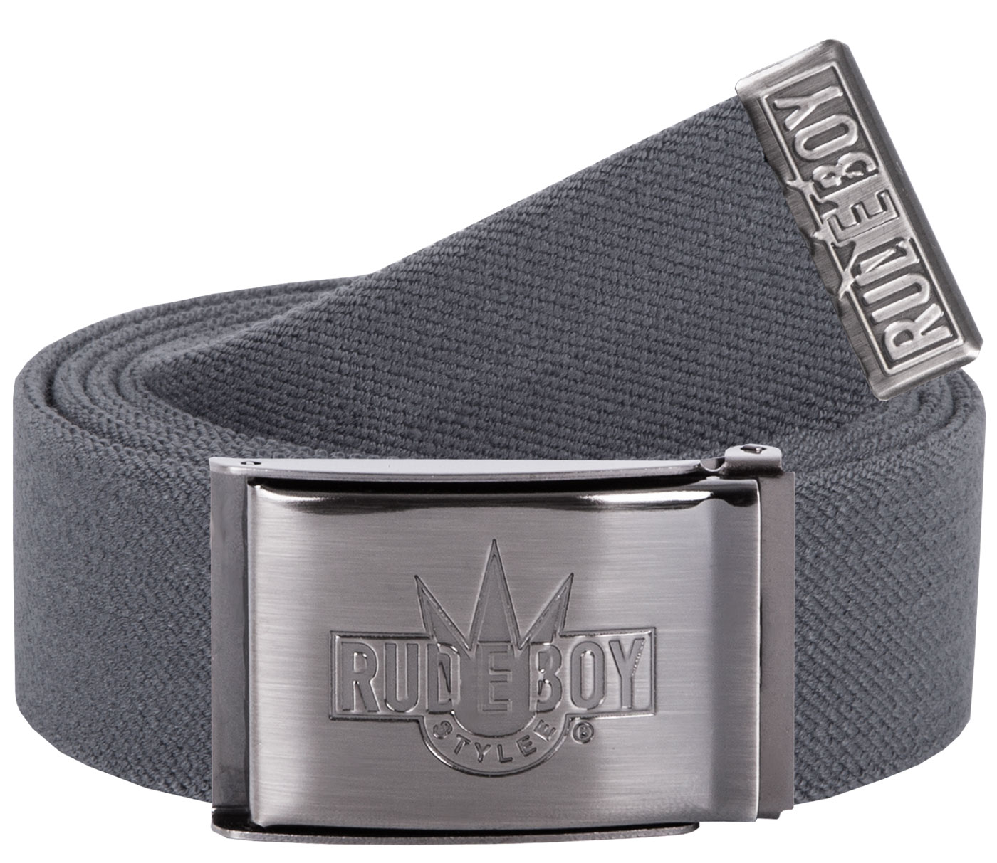 Bild von Rudeboy Stretchgürtel Classic Matt in Dark Grey 130 cm - 150 cm 