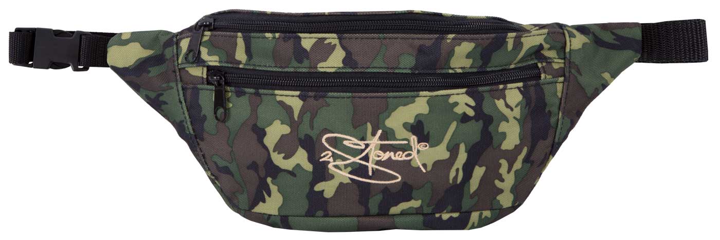 Bild von Travel 2 Pocket Hip Pack Hüfttasche  CLASSIC LOGO in Camouflage von 2stoned