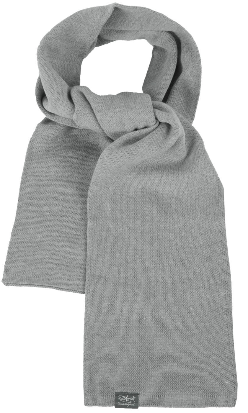 Bild von Original 2-Stoned Schal Classic Scarf Farbe Hellgrau