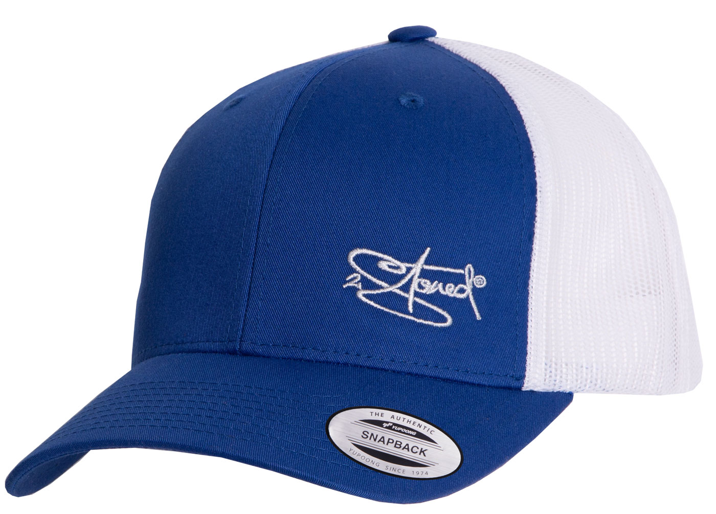 Bild von Original Flexfit Retro Trucker Snapback Cap in Royal-Weiss