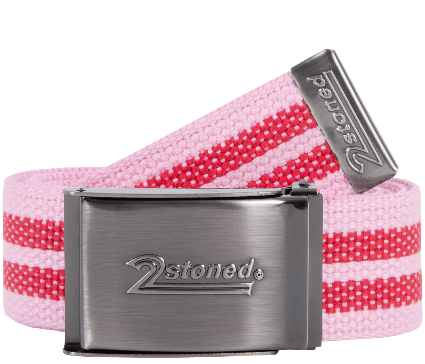 Bild von Breiter Gürtel Stoffgürtel SPEED in Rosa-Rot von 2stoned