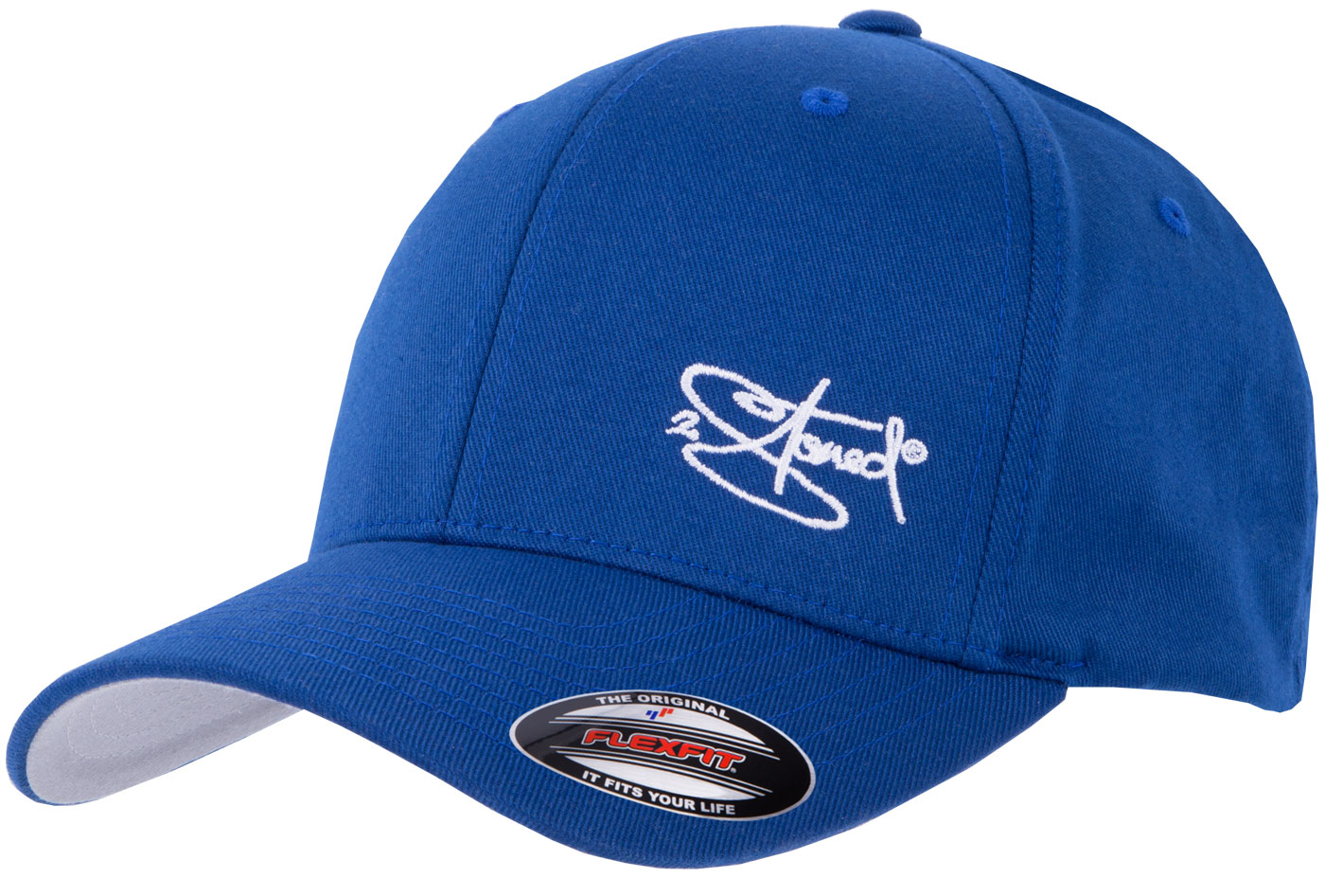 Bild von Baseball Cap Flexfit Fullcap CLASSIC LOGO in Royal Blue von 2stoned